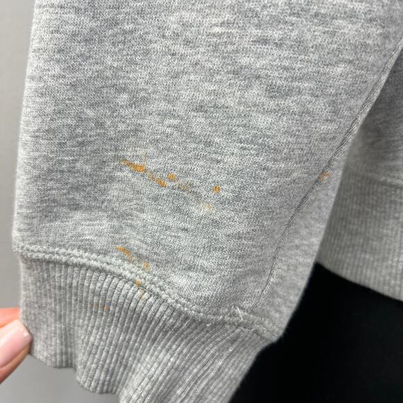 The Black Dog Ladies Classic Crewneck Sweatshirt Polo Gray Comfort Pullover XS - Picture 5 of 10